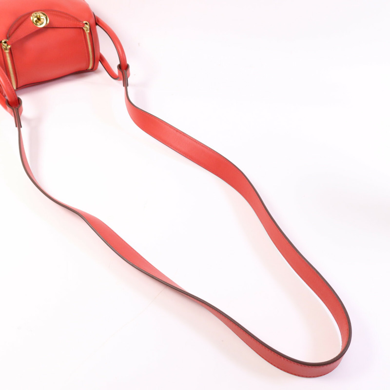 HERMES Swift皮革Mini Lindy金扣手挽肩背兩用袋-8