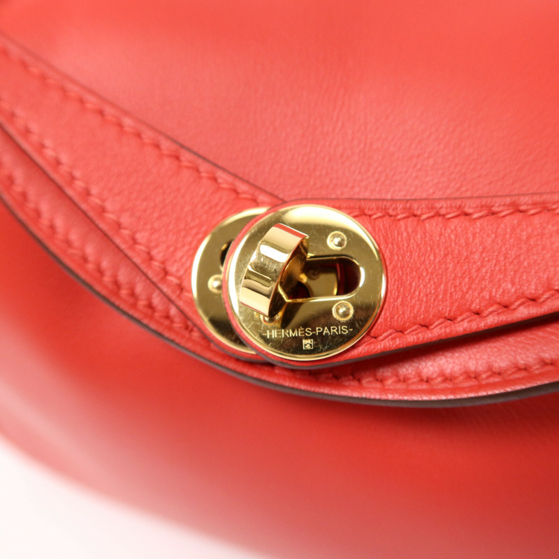 HERMES Swift皮革Mini Lindy金扣手挽肩背兩用袋-9