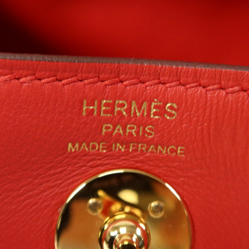 HERMES Swift皮革Mini Lindy金扣手挽肩背兩用袋-13