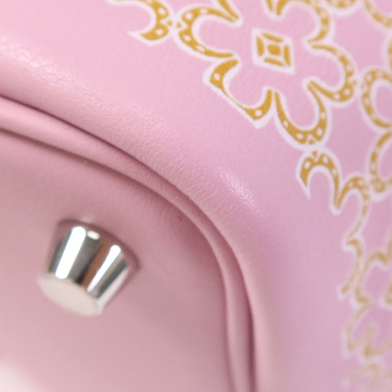 HERMES Swift皮革Picotin PM銀扣手挽袋Mauve Sylvestre-6