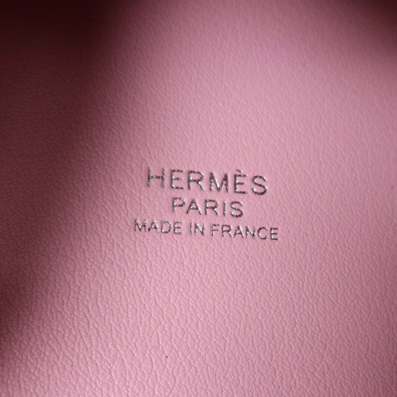 HERMES Swift皮革Picotin PM銀扣手挽袋Mauve Sylvestre-11