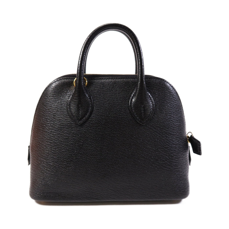 HERMES Chevre皮革Mini Bolide金扣手挽肩背兩用袋-1