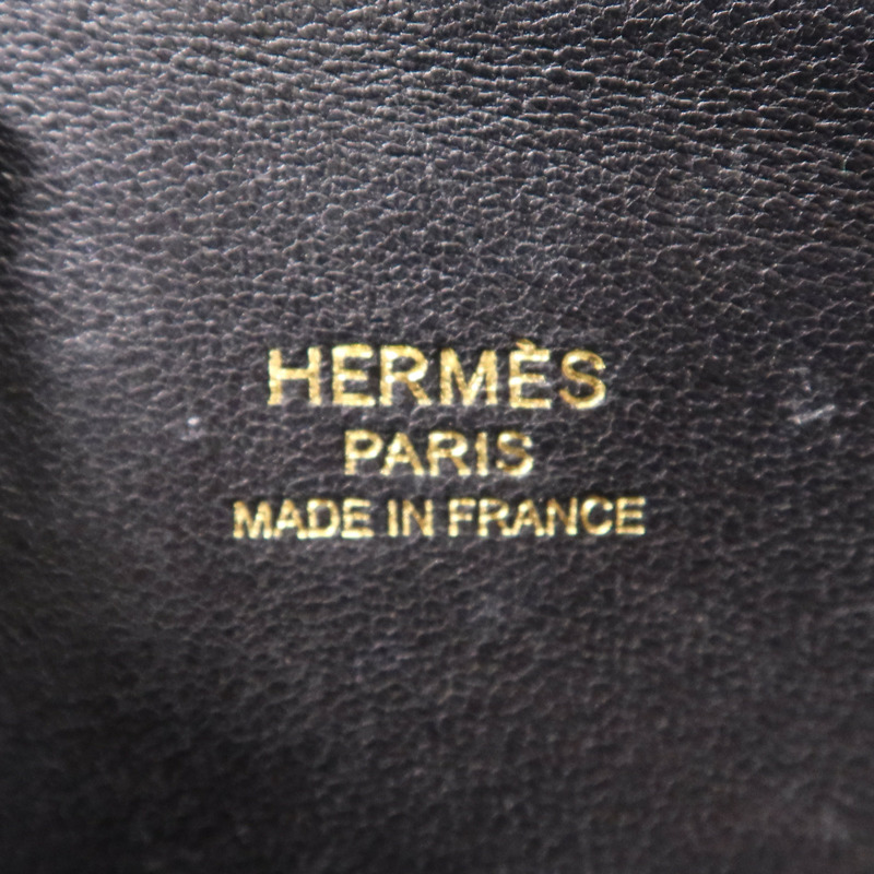 HERMES Chevre皮革Mini Bolide金扣手挽肩背兩用袋-4