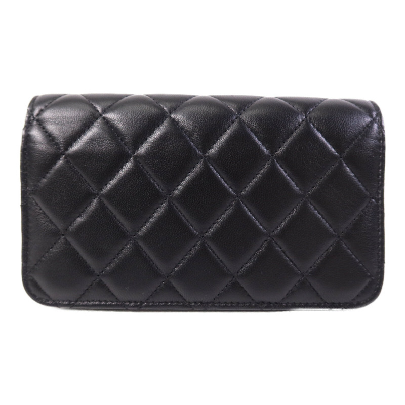 CHANEL 羊皮皮革WOC Wallet On Chain金扣鏈帶肩背袋-1