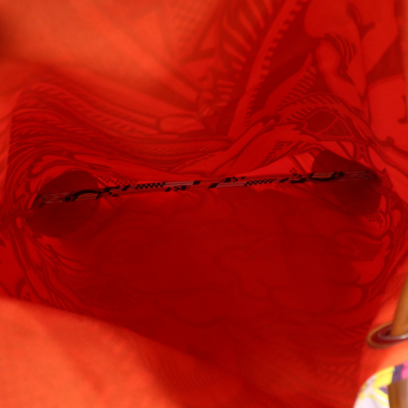 HERMES 絲質Silkycity 33銀扣肩背袋-11