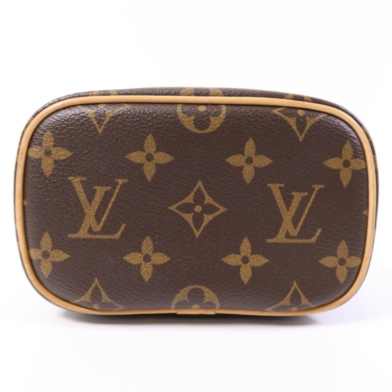 LOUIS VUITTON Monogram Nice Nano金扣化妝袋-3