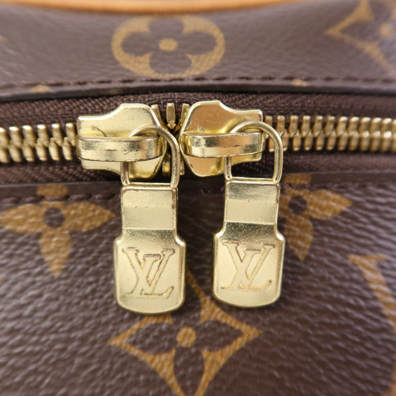 LOUIS VUITTON Monogram Nice Nano金扣化妝袋-8