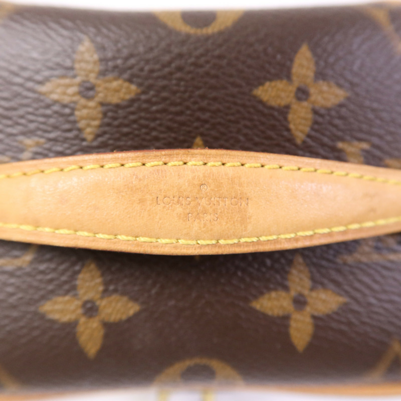 LOUIS VUITTON Monogram Nice Nano金扣化妝袋-9
