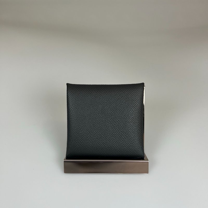 HERMES B刻 黑BASTIA零錢包-1