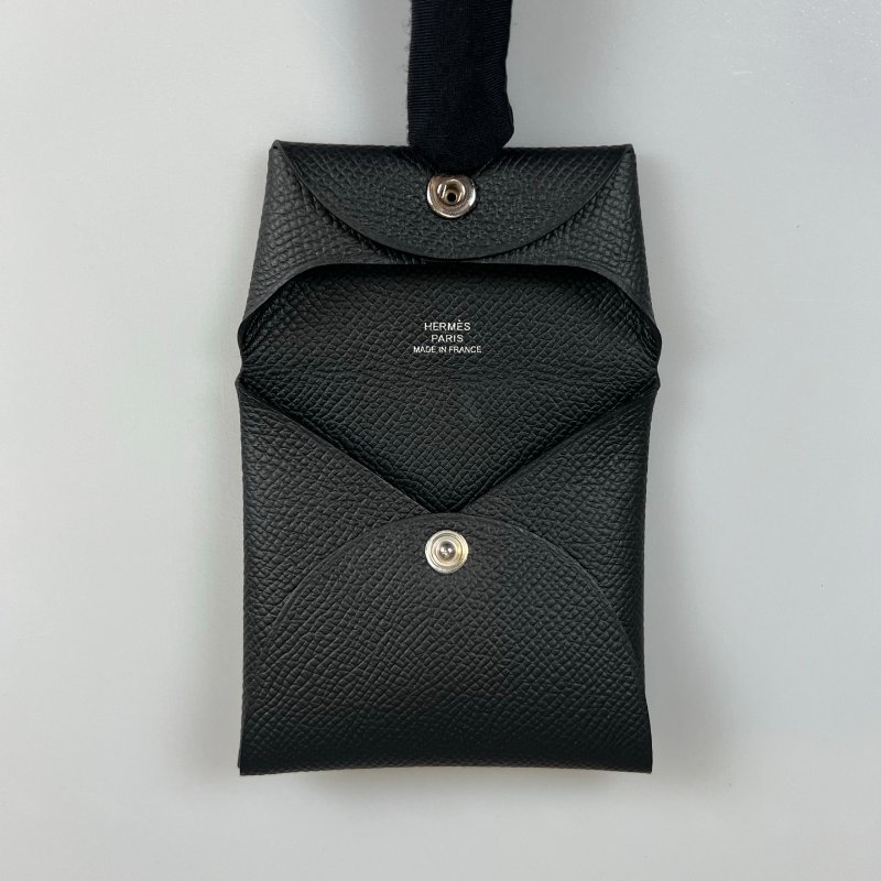 HERMES B刻 黑BASTIA零錢包-6