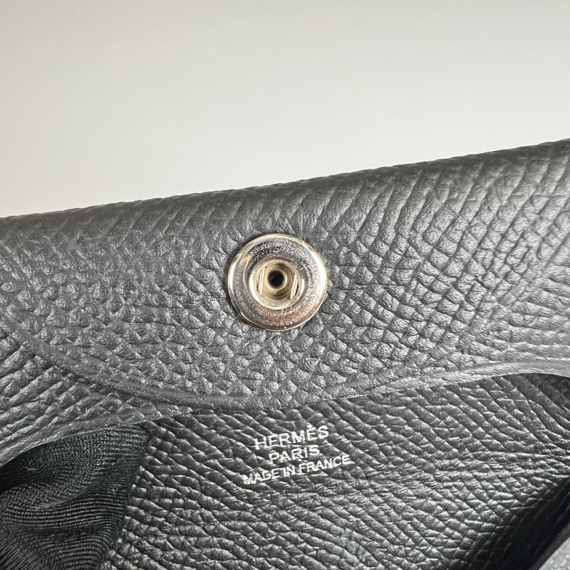 HERMES B刻 黑BASTIA零錢包-7