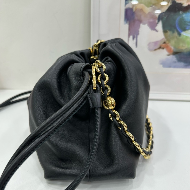 Loewe羅意威FlamencoPurse雲朵包楊冪同款小號黑色 28*17.5*10-2