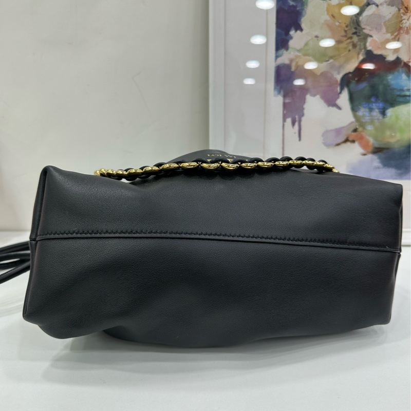 Loewe羅意威FlamencoPurse雲朵包楊冪同款小號黑色 28*17.5*10-7