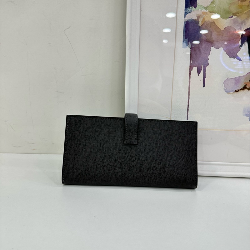 Hermes bearn 長版皮夾 8F錫器灰金扣 W刻-1