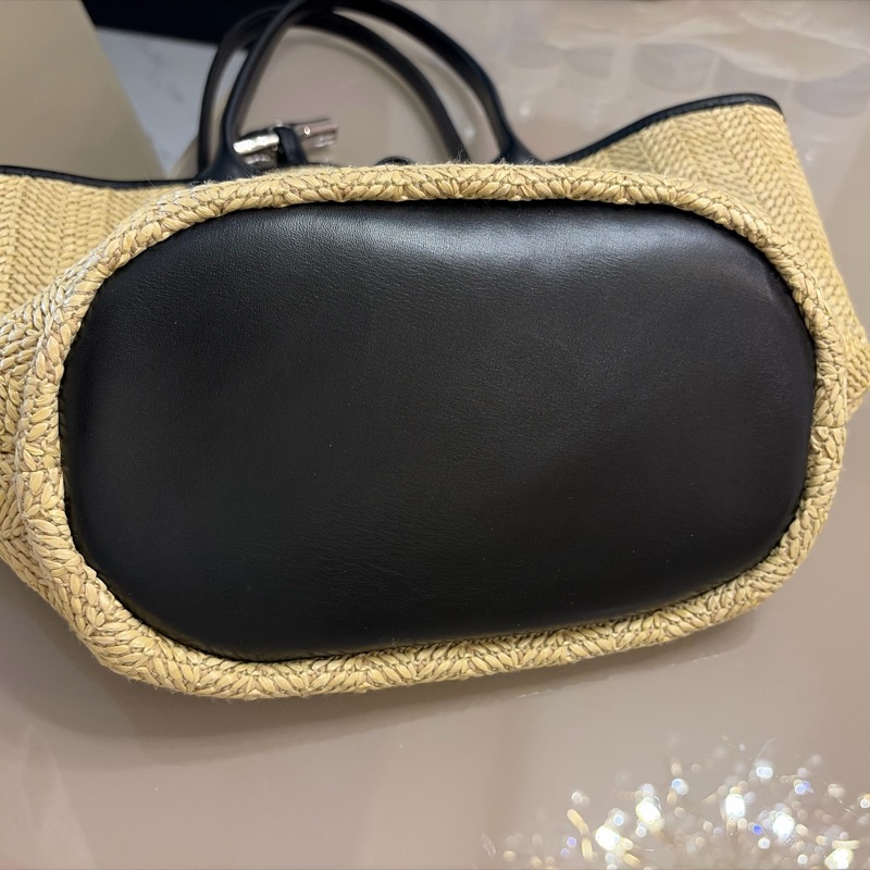 longchamp草編包-8