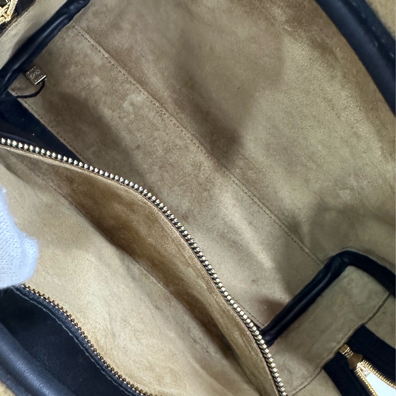 Loewe羅意威Amazona復古提花波士頓 老花拼皮 金扣 可手提斜挎 尺寸23*15*9-8