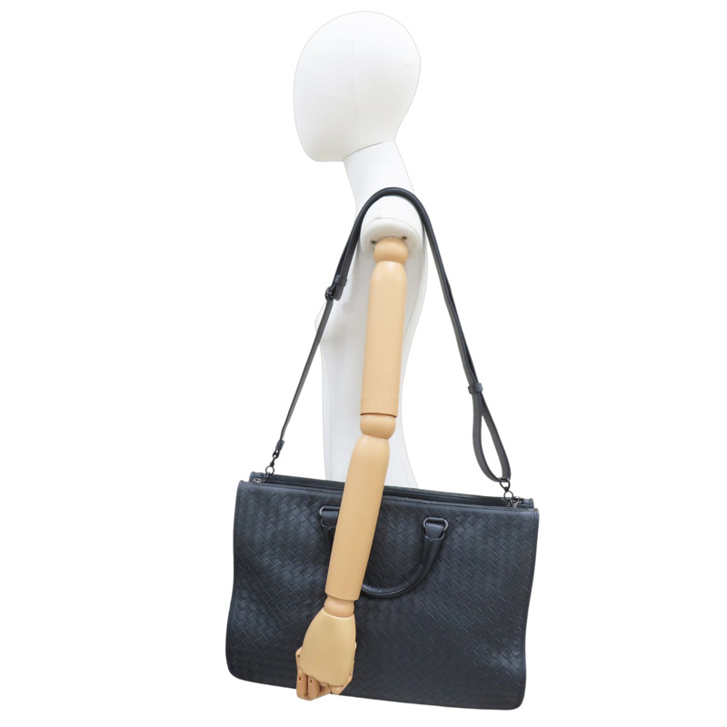 灰色 羊皮編織 兩用包【BOTTEGA VENETA 寶緹嘉】-8