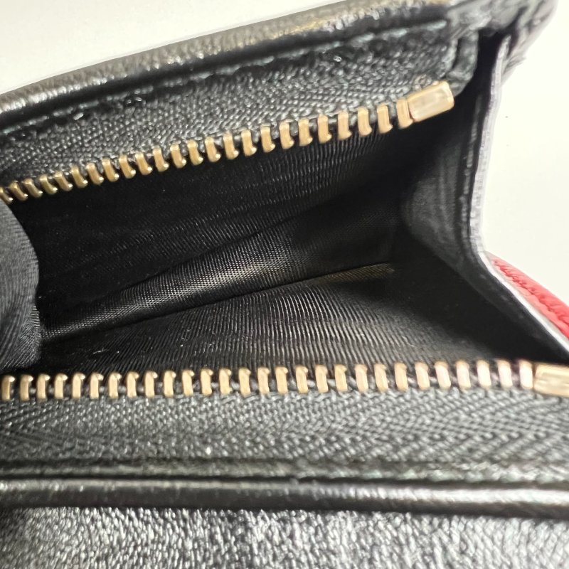 GUCCI 573811  黑紅邊對開短夾-7