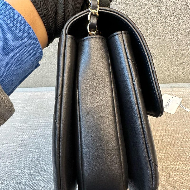 香奈兒/Chanel Trendy CC黑金中號鏈條手提包-2