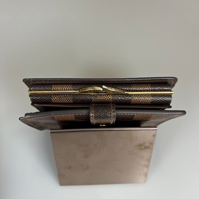 LV M61663 老花扣式口金包-6