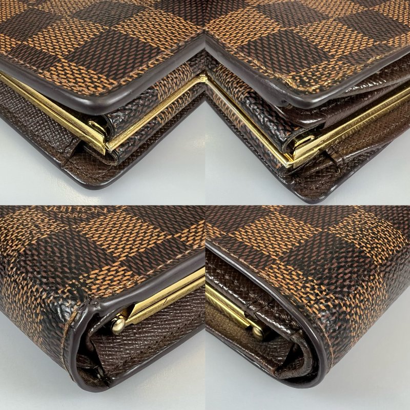 LV M61663 老花扣式口金包-9