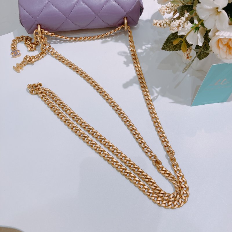 TW4727	Chanel 香奈兒迷你翻蓋式鍊帶包包Mini Classic Flap Bag 18cm Calfskin Purple-18