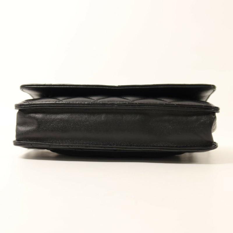 CHANEL 羊皮皮革WOC Wallet On Chain銀扣鏈帶肩背袋-3
