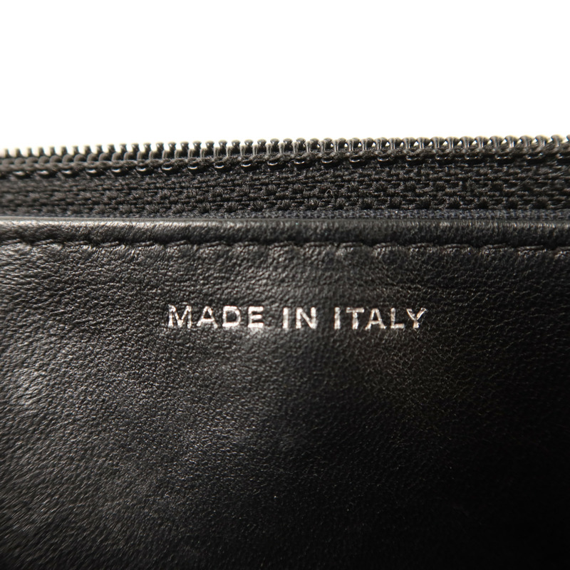 CHANEL 羊皮皮革WOC Wallet On Chain銀扣鏈帶肩背袋-6