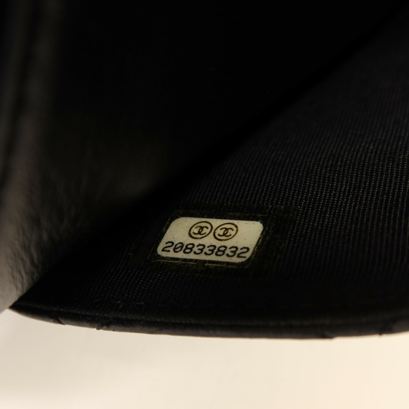 CHANEL 羊皮皮革WOC Wallet On Chain銀扣鏈帶肩背袋-7