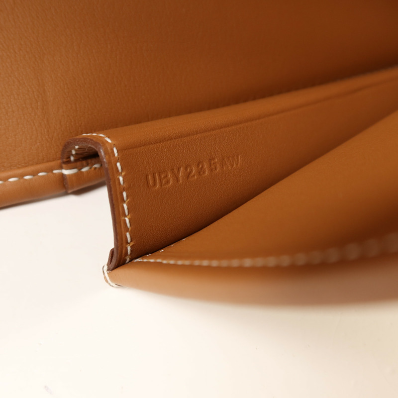 HERMES Swift皮革Jige Elan 29手拿包Gold-6