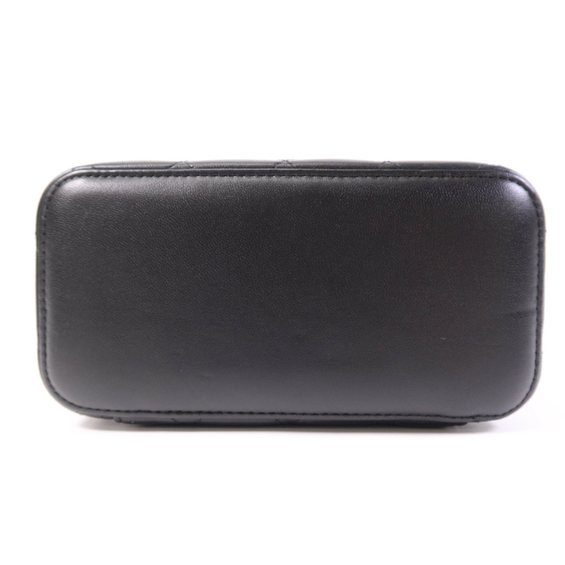 CHANEL 羊皮皮革Vanity Case金扣鏈帶肩背袋-3