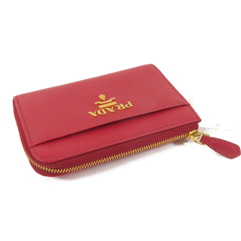 PRADA Saffiano皮革Key Holder/Coin Case鎖匙包/零錢包-3