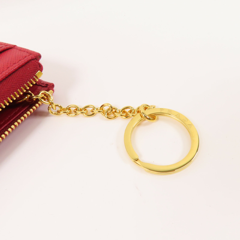PRADA Saffiano皮革Key Holder/Coin Case鎖匙包/零錢包-9