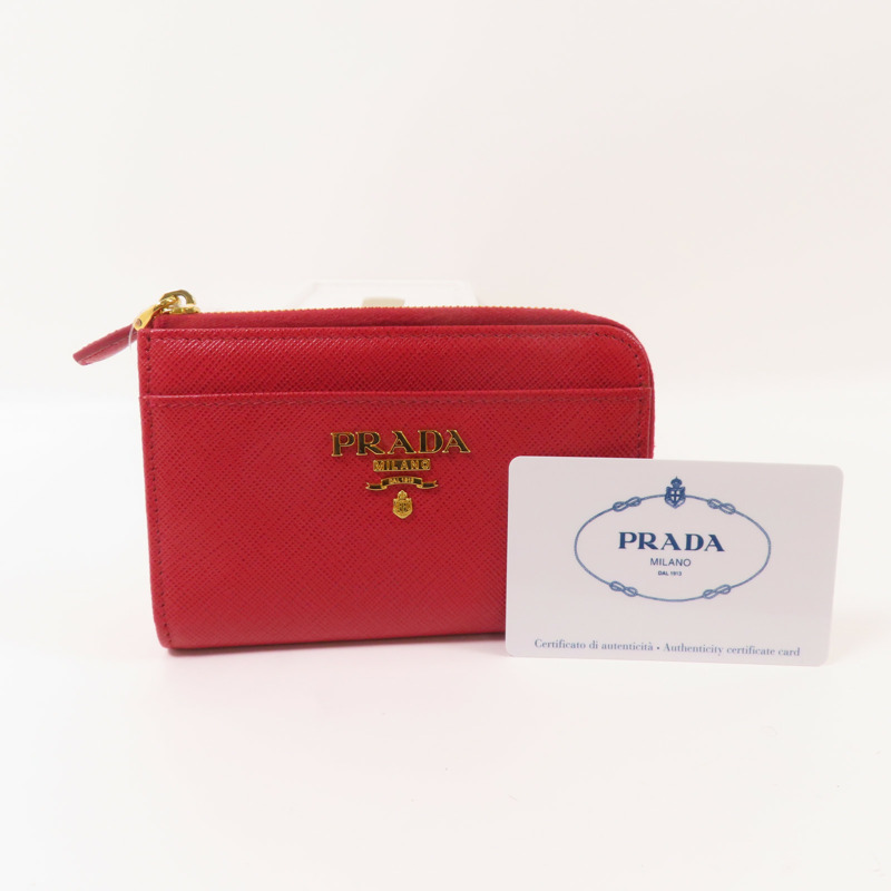 PRADA Saffiano皮革Key Holder/Coin Case鎖匙包/零錢包-12