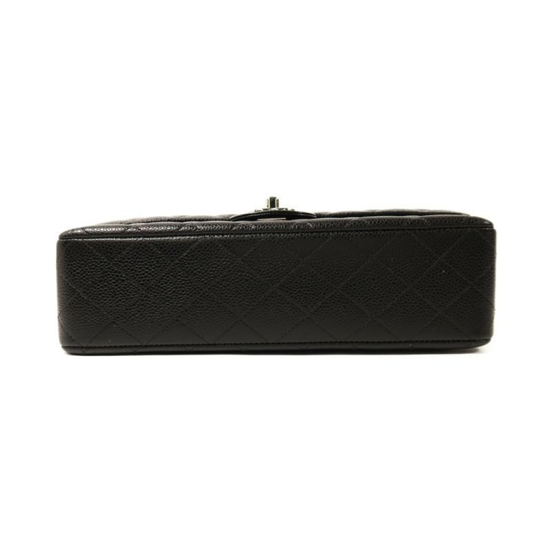CHANEL 牛皮皮革Classic 25銀扣鏈帶肩背袋-3