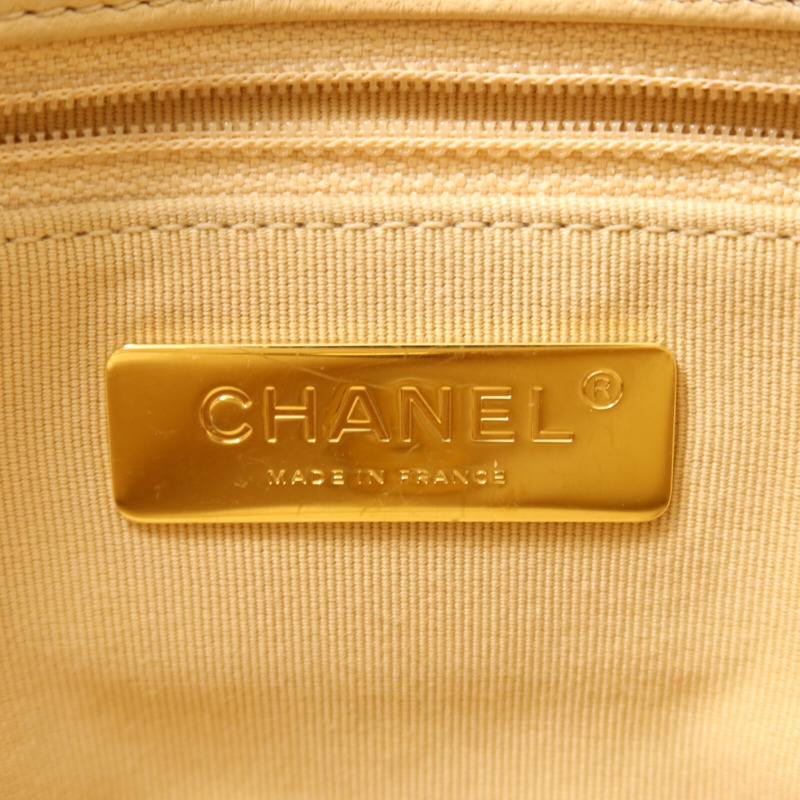 CHANEL 羊皮皮革Chanel 19鏈帶手挽肩背兩用袋-5