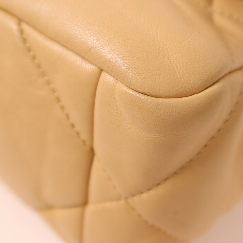 CHANEL 羊皮皮革Chanel 19鏈帶手挽肩背兩用袋-11