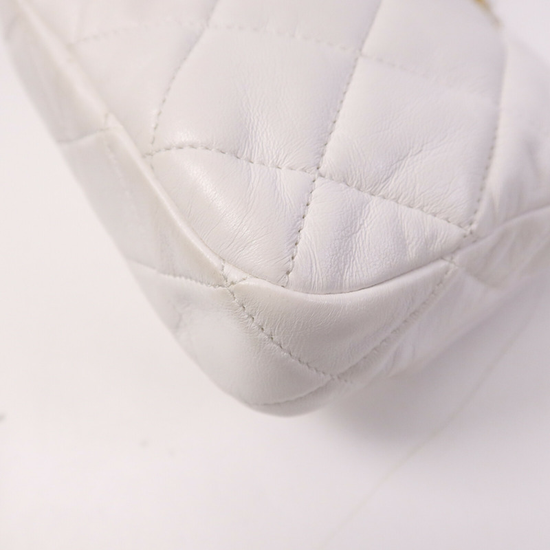 CHANEL 羊皮皮革Chain Shoulder Bag肩背袋-6