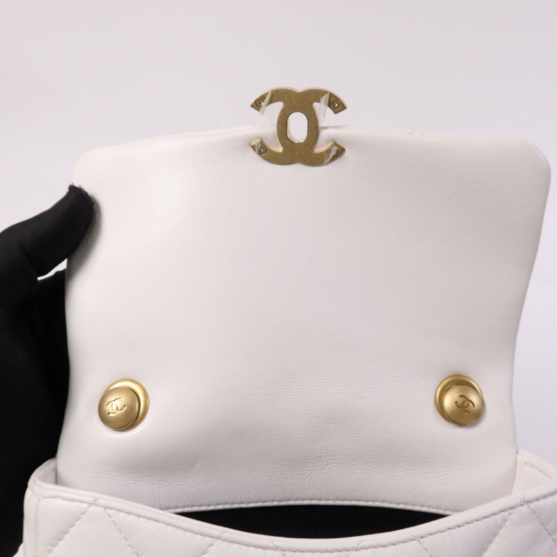 CHANEL 羊皮皮革Chain Shoulder Bag肩背袋-10