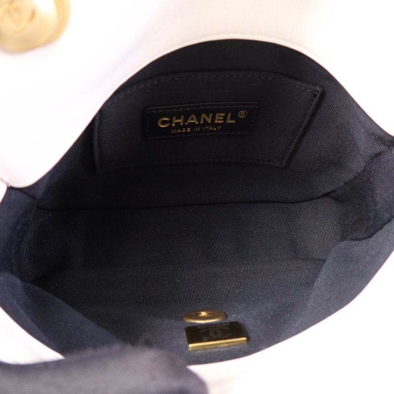 CHANEL 羊皮皮革Chain Shoulder Bag肩背袋-11