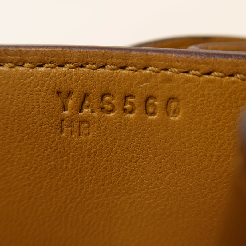 HERMES Epsom皮革Constance Mini金扣肩背袋Sesame-6