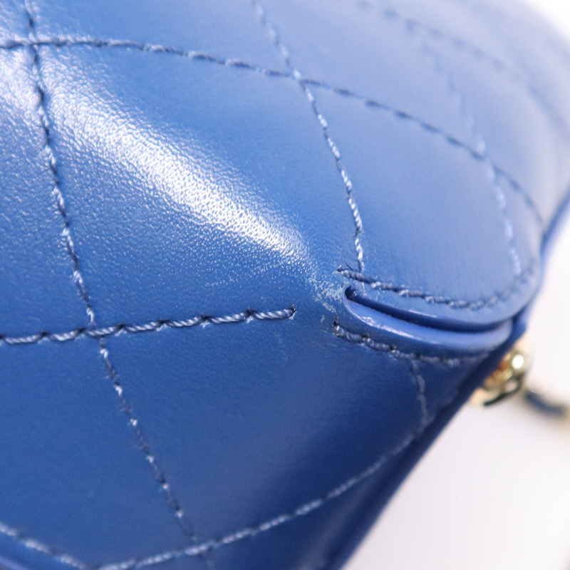 CHANEL 牛皮皮革Camera Bag金扣肩背袋-14