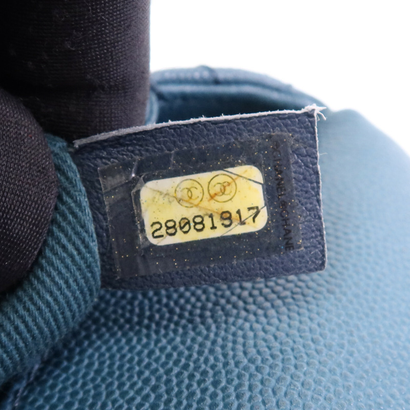 CHANEL 牛皮皮革Coco Handle金扣鏈帶手挽肩背兩用袋-14