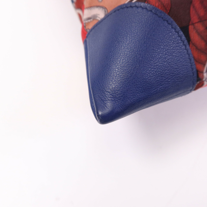 HERMES 絲質Silkycity 33銀扣肩背袋-7