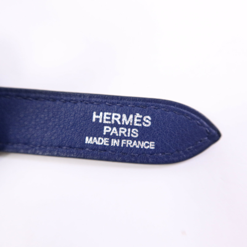 HERMES 絲質Silkycity 33銀扣肩背袋-14