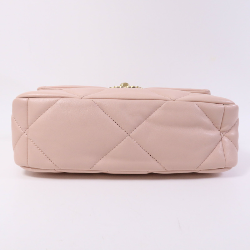 CHANEL 羊皮皮革Chanel 19 Small鏈帶肩背袋-2