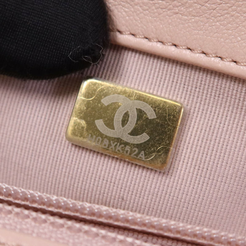 CHANEL 羊皮皮革Chanel 19 Small鏈帶肩背袋-12