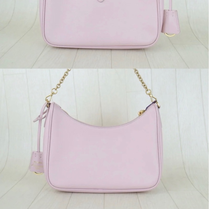 「JL精品代購」極新 Prada 粉色三合一-3