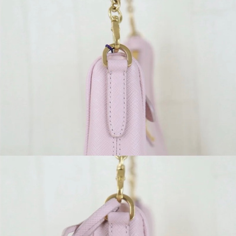 「JL精品代購」極新 Prada 粉色三合一-7