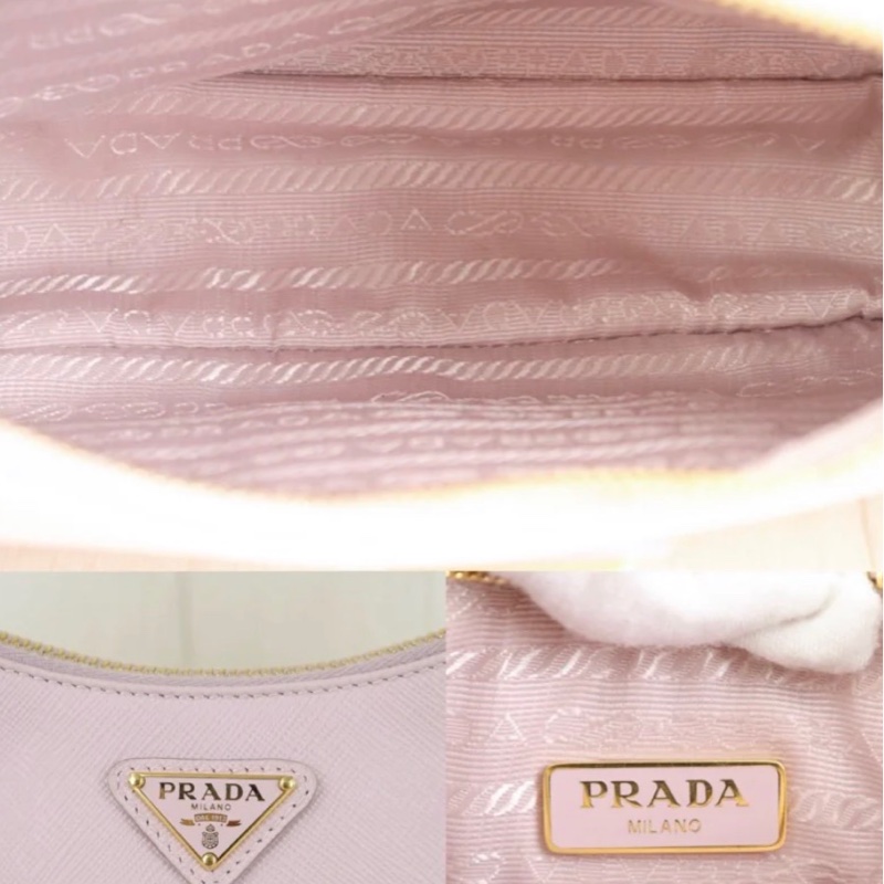 「JL精品代購」極新 Prada 粉色三合一-9